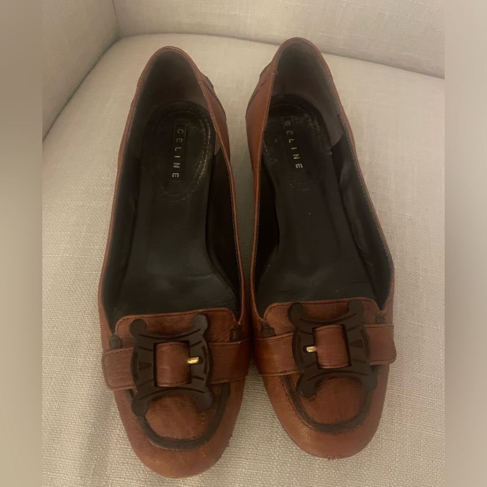 Celine Leather Loafers